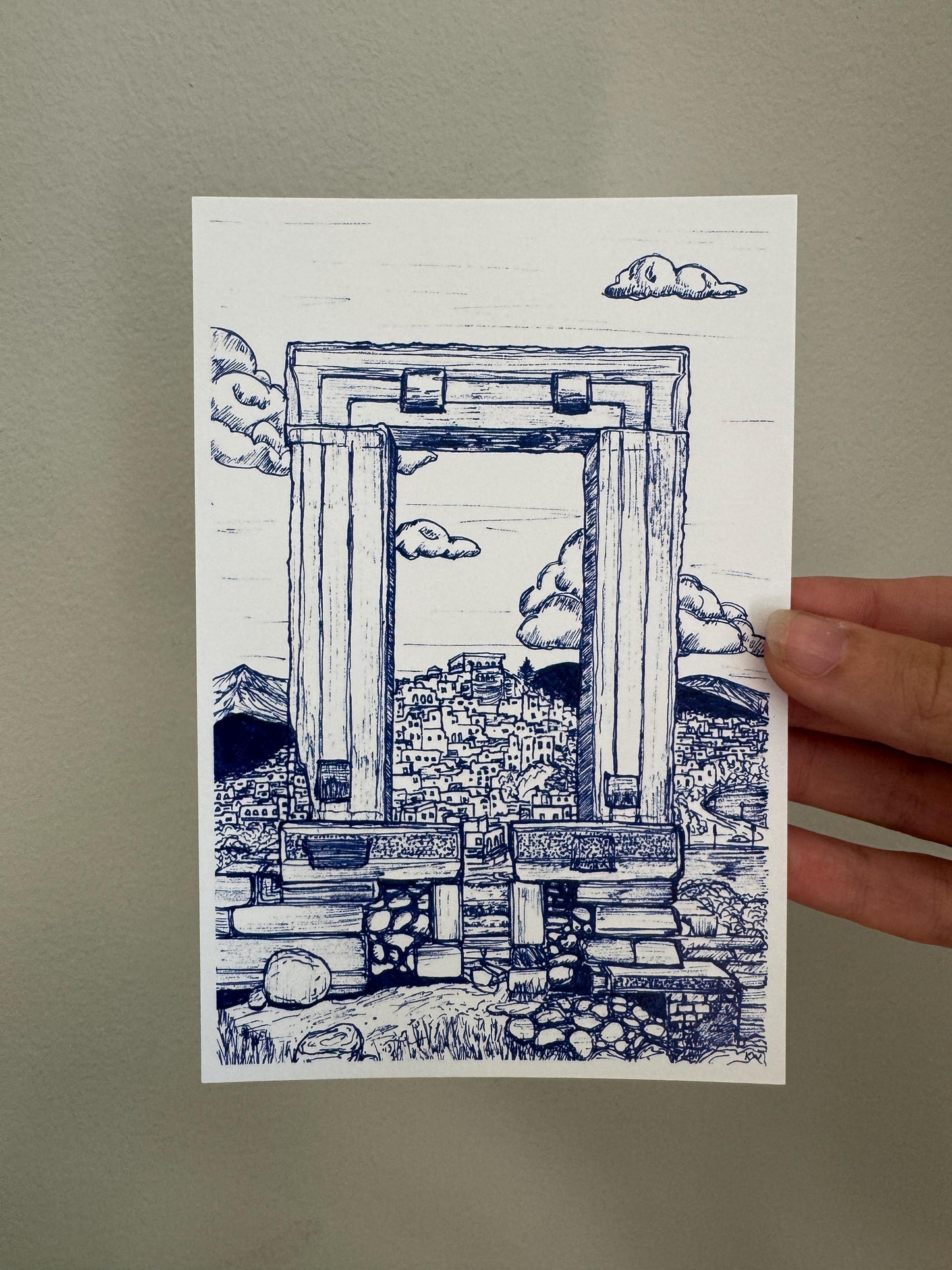 Greece Naxos Island Art Print