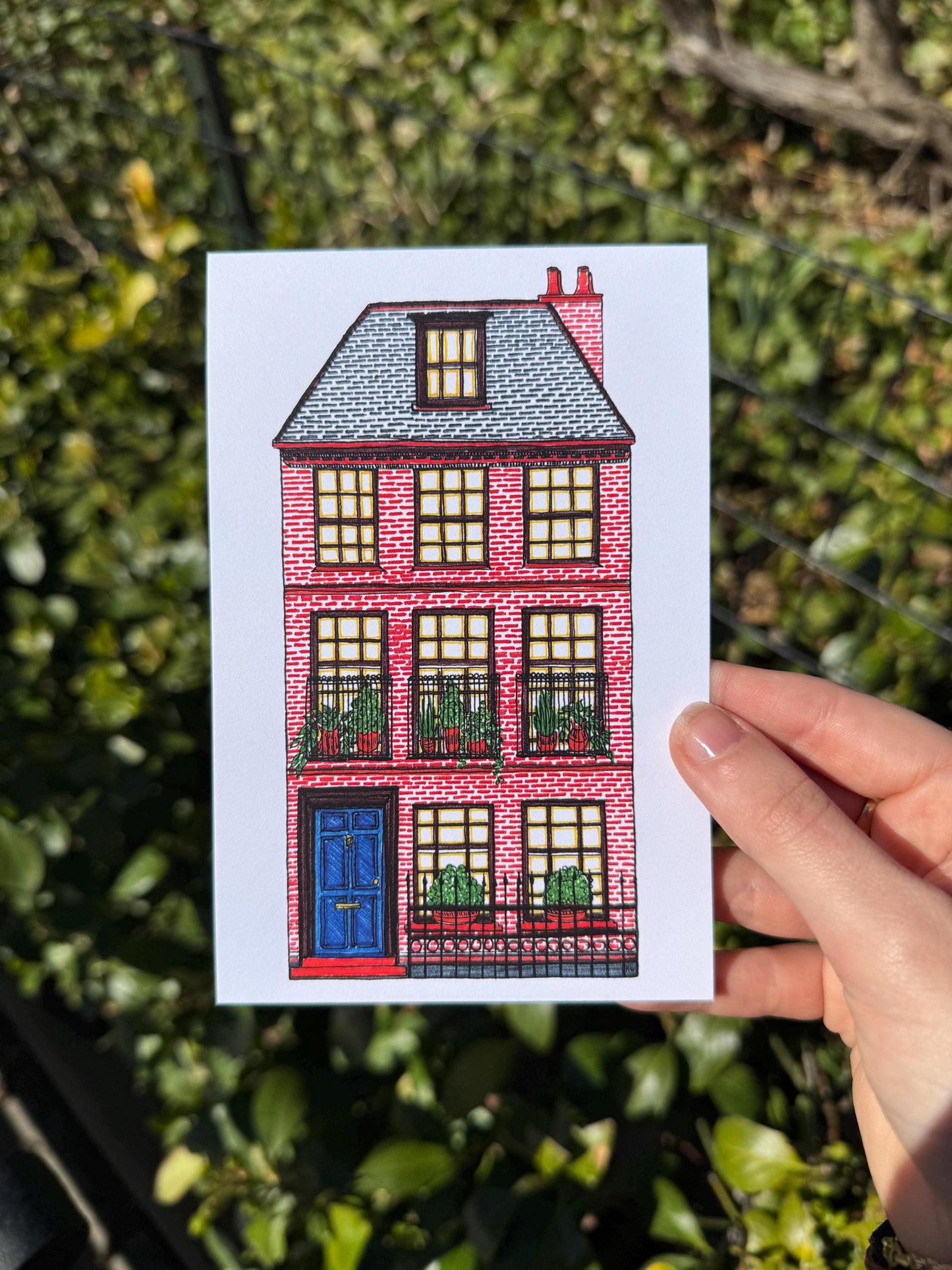 London Townhouse Art Print