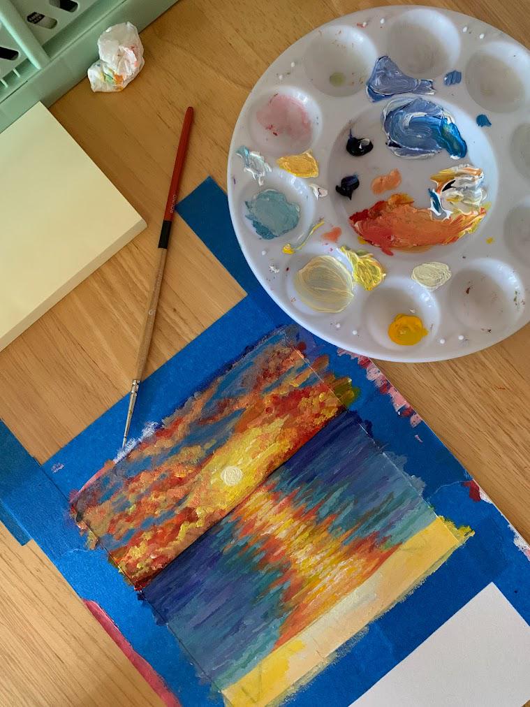 Beach Sunset Art Print