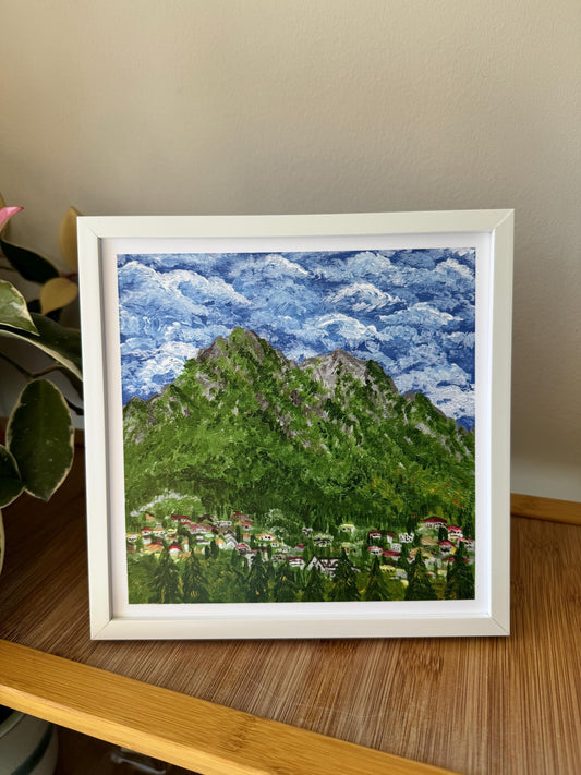 Romanian Mountain Village Art Print
