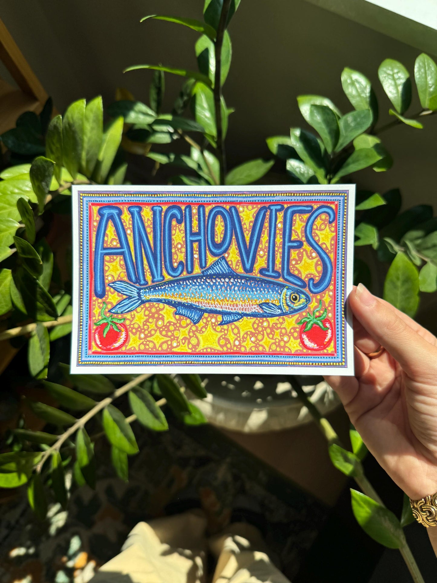 Anchovies Art Print