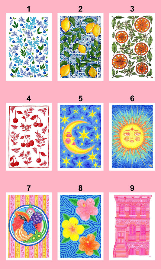 Framed Mix & Match 4x6 Art Prints