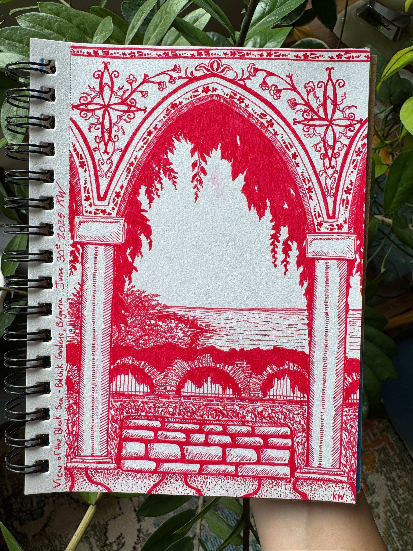 Balchik Gardens Art Print