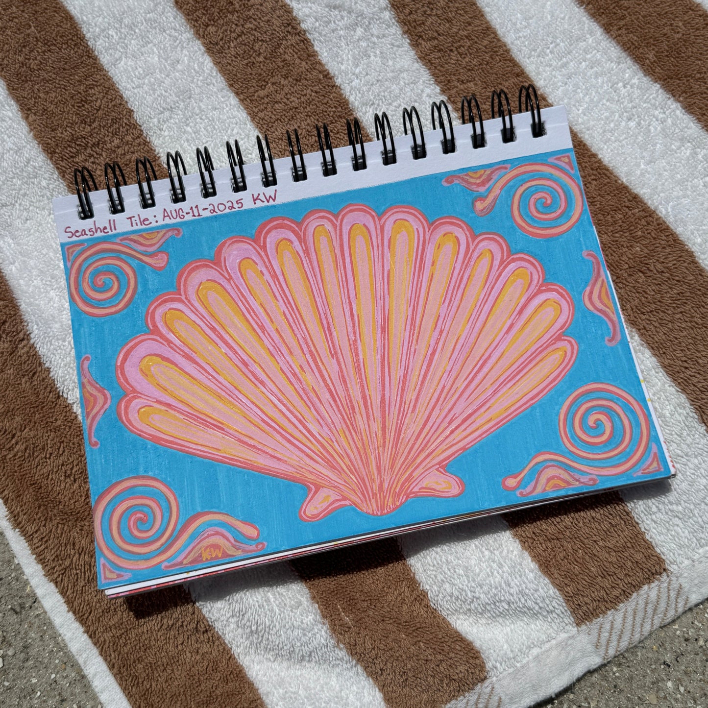 Seashell Tile Art Print