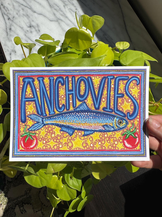 Anchovies Art Print