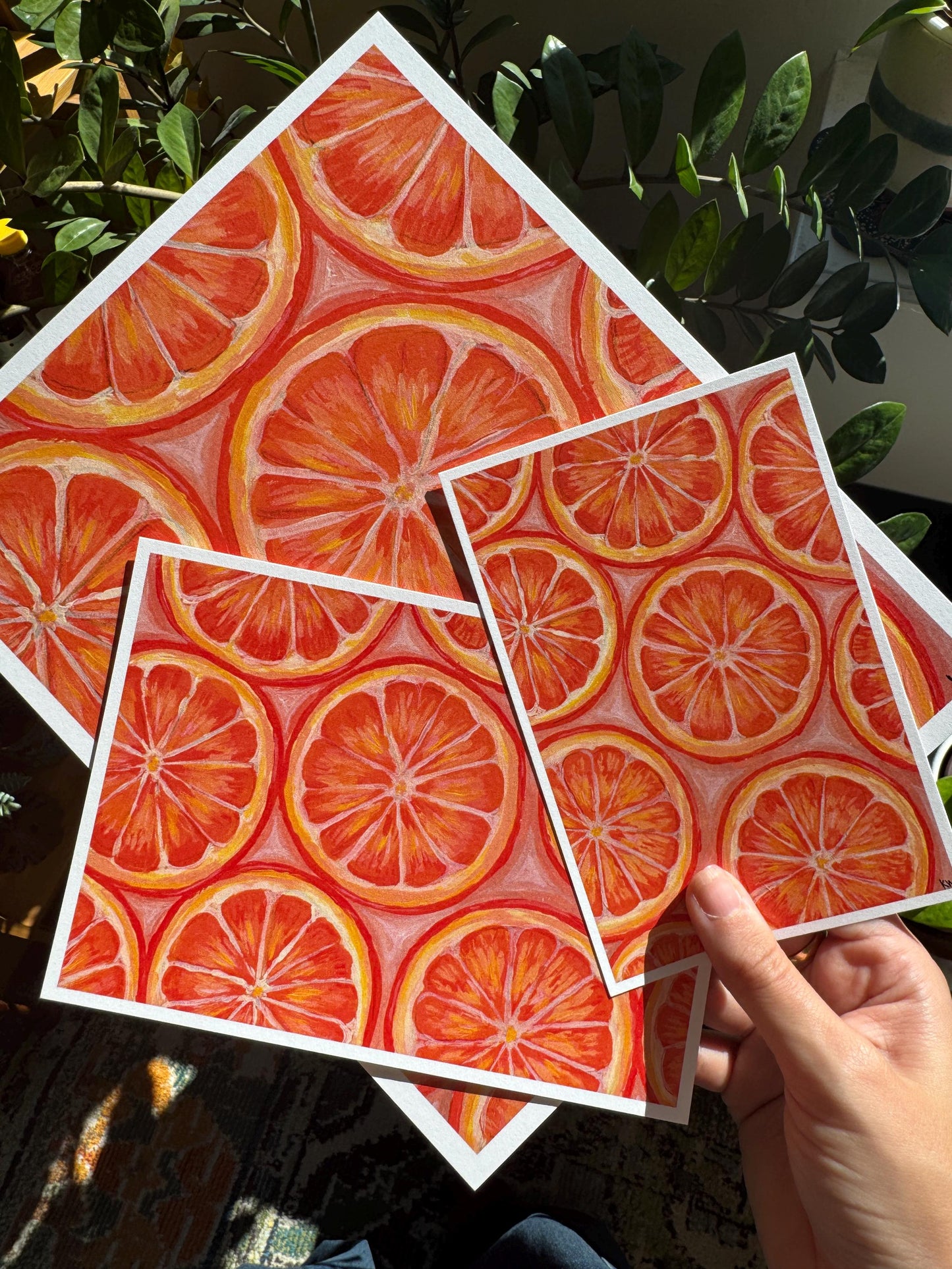 Orange Slices Art Print