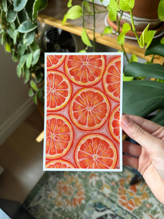 Orange Slices Art Print
