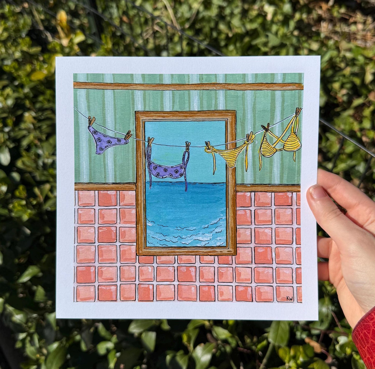 Bikini Summer Art Print