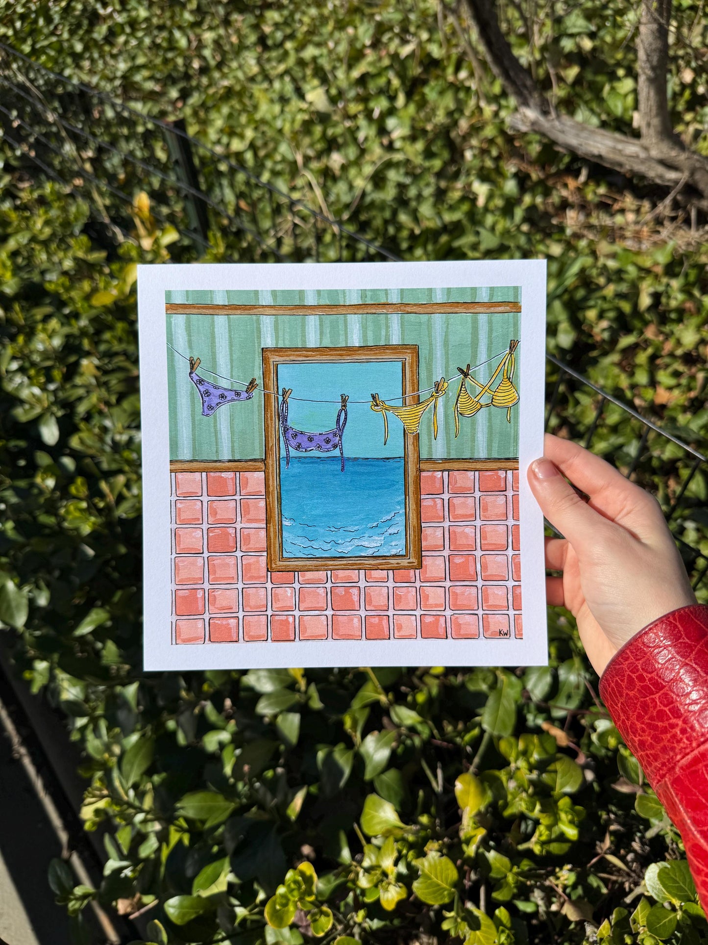 Bikini Summer Art Print