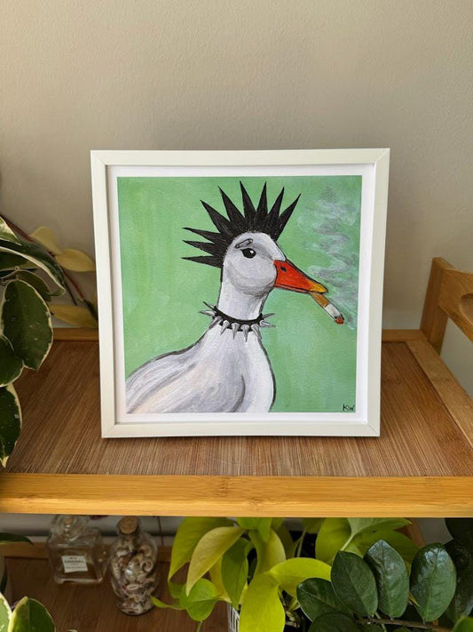 Punk Duck Art Print
