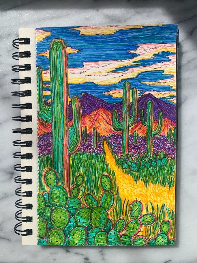 Desert Mountains Art Print