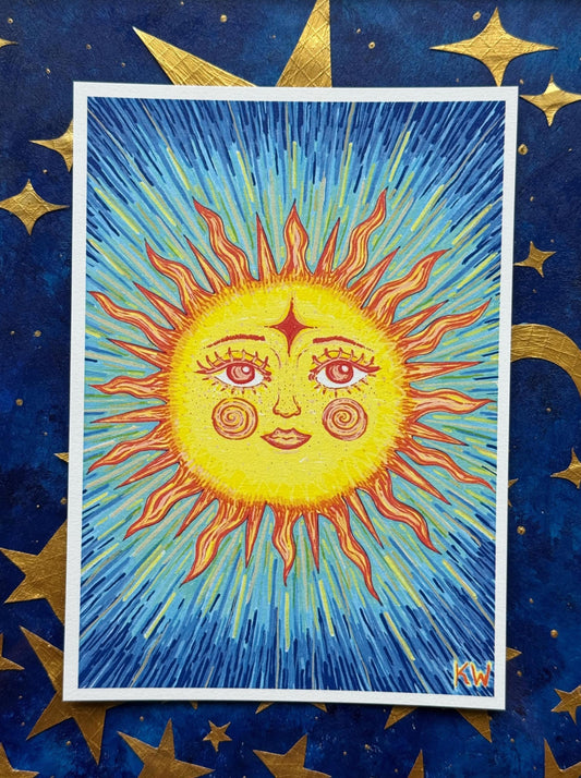 Celestial Sun & Moon Art Print Bundle