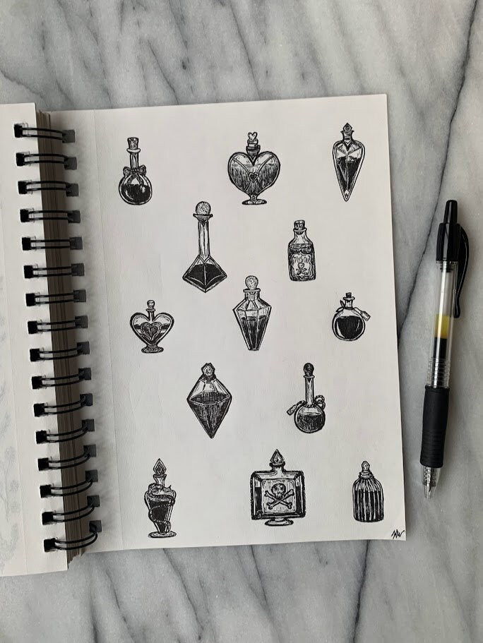 Magic Potions Art Print