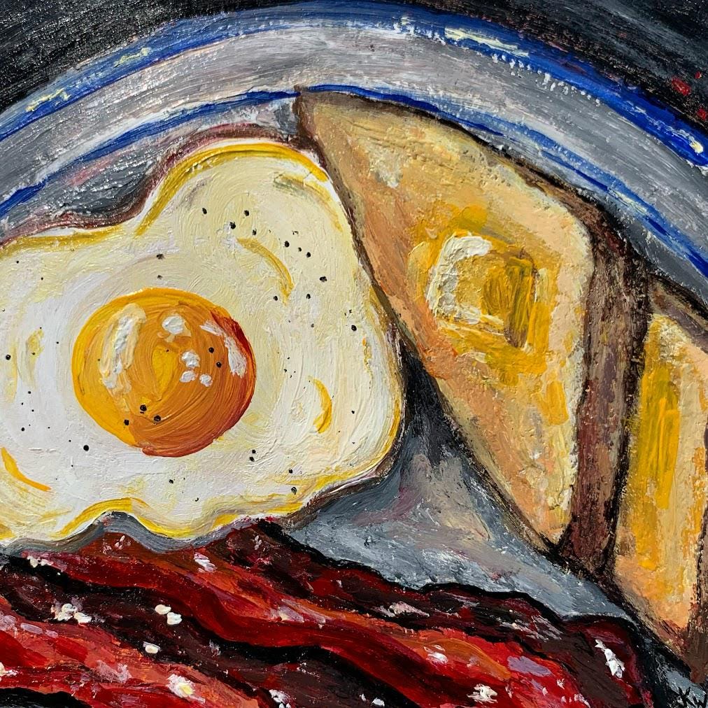 Morning Breakfast Art Print