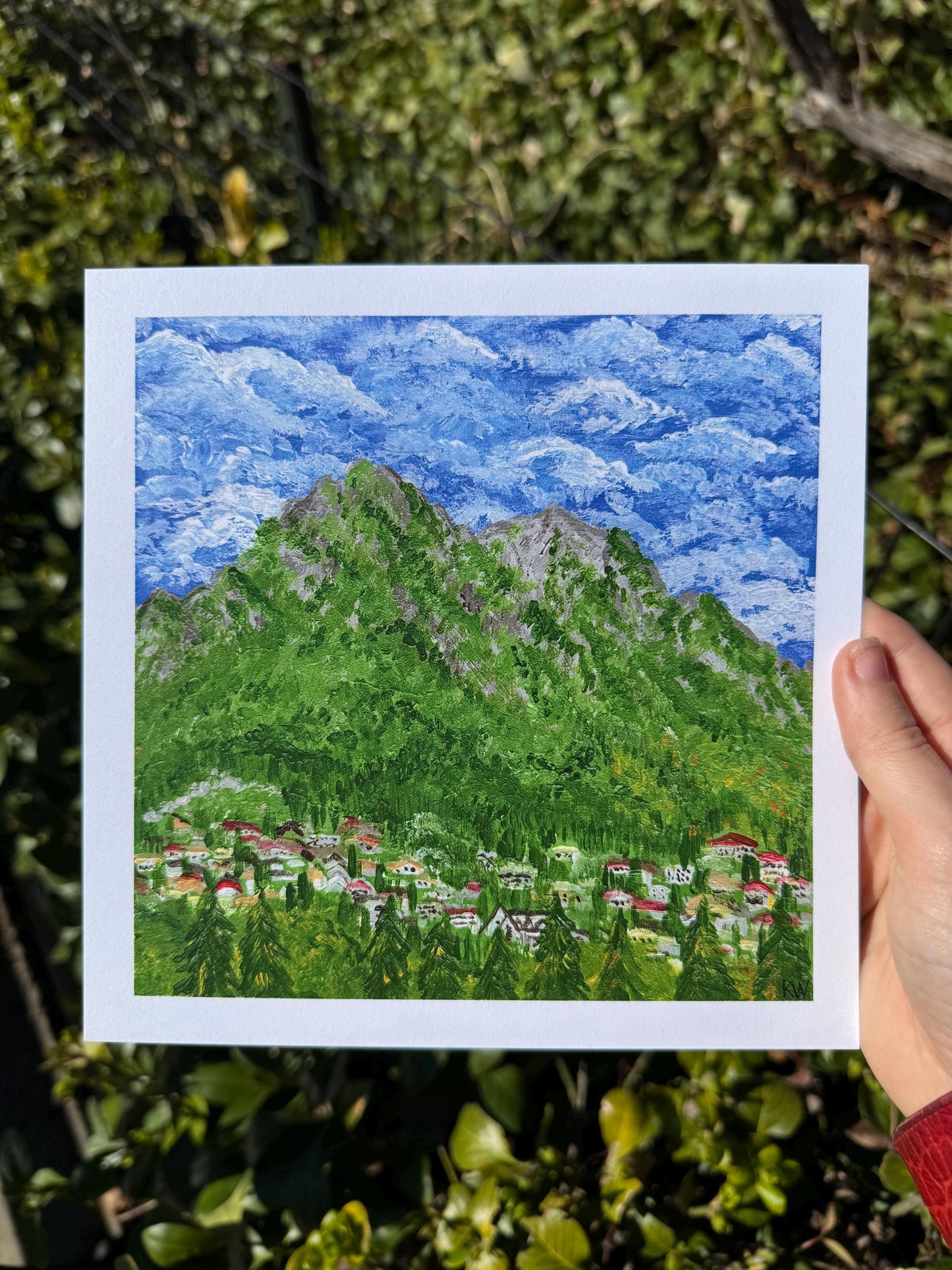 Romanian Mountain Village Art Print