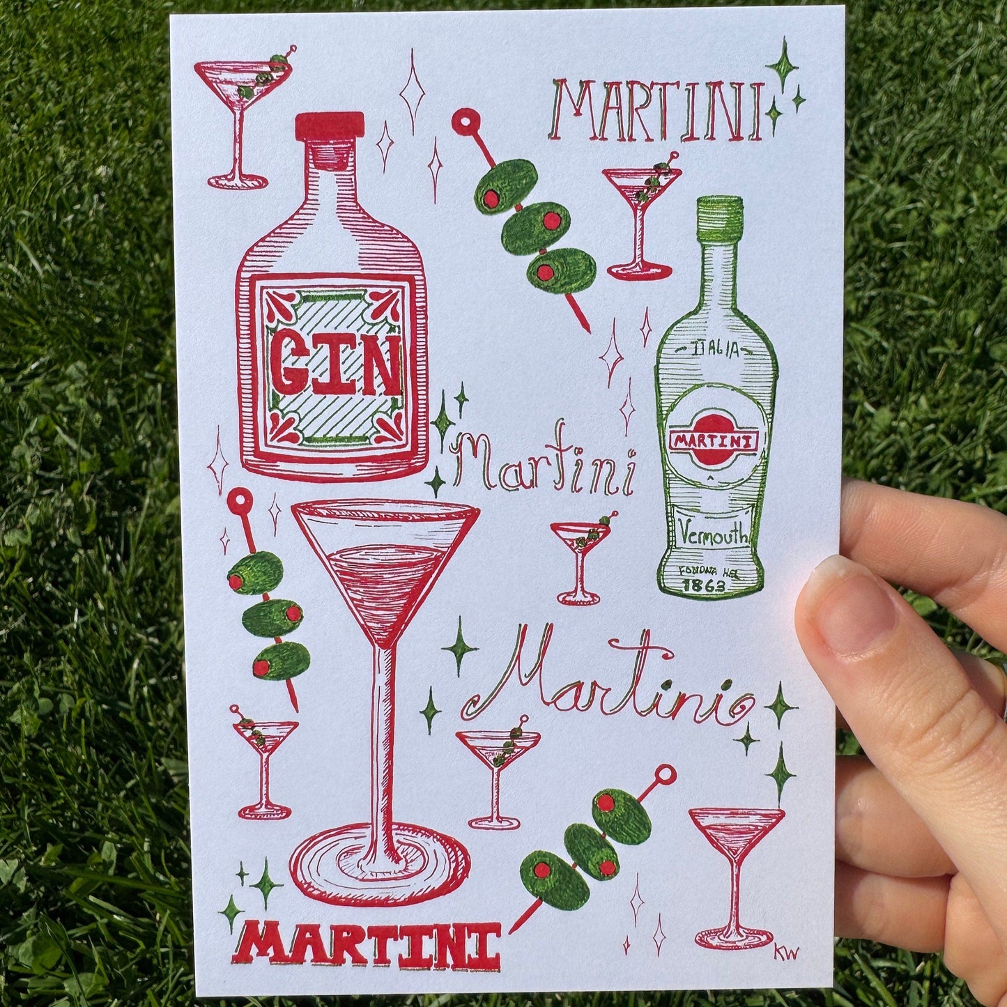 Martini Time Art Print