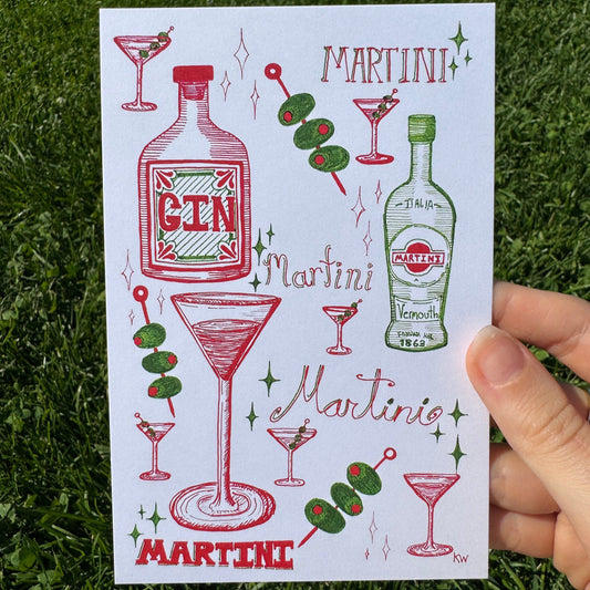 Martini Time Art Print