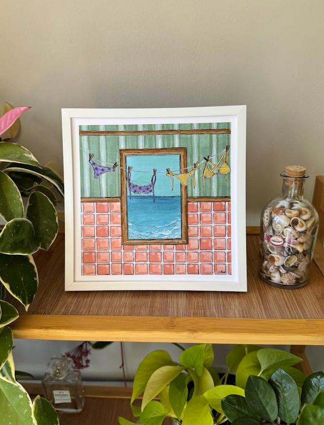 Bikini Summer Art Print