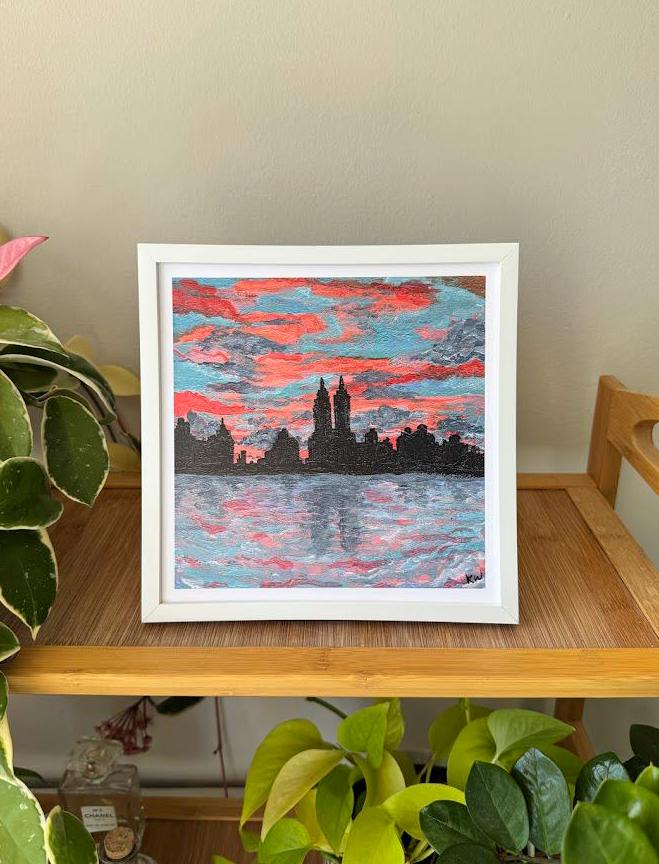 NYC Sunset Art Print