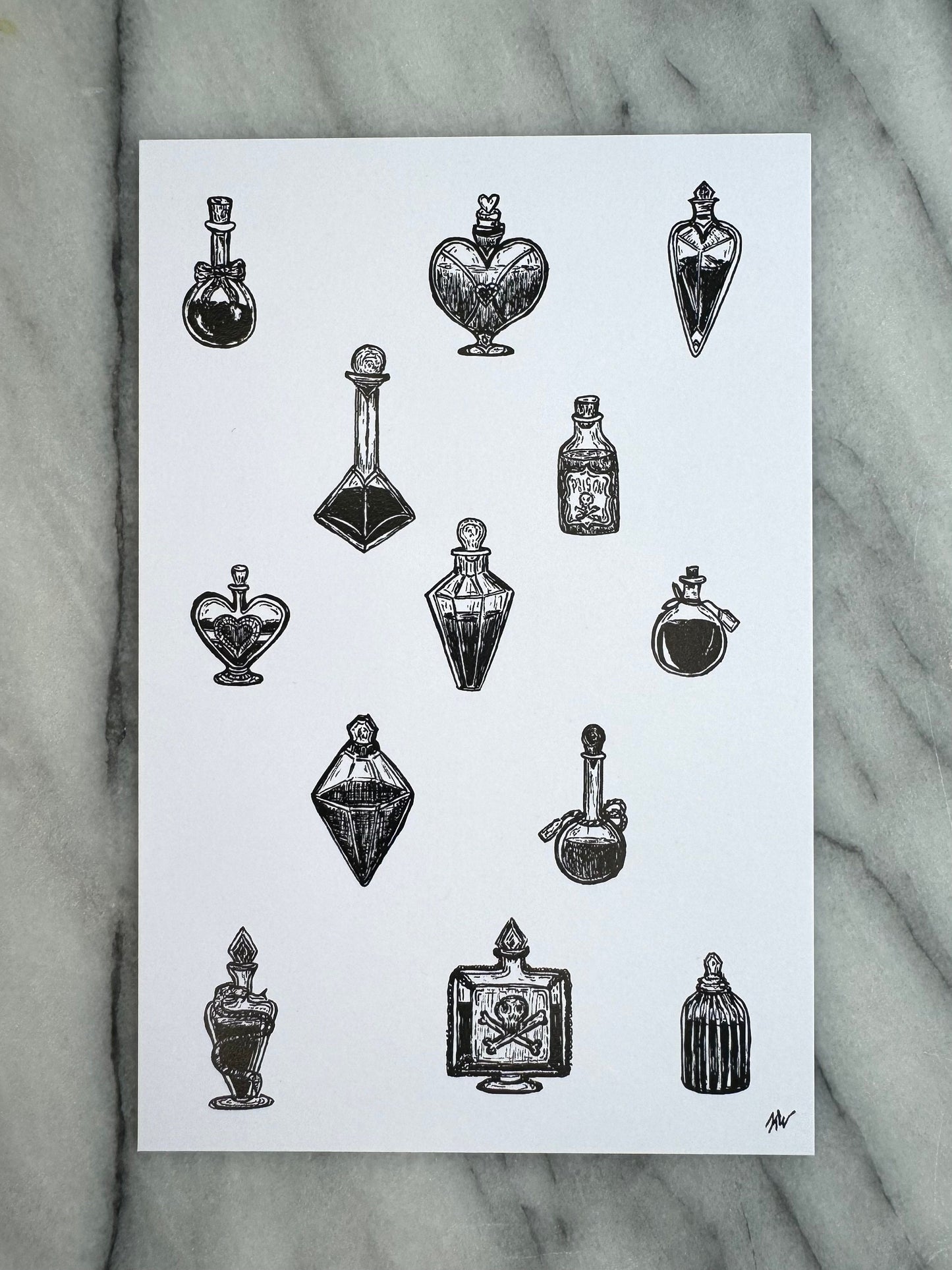 Magic Potions Art Print