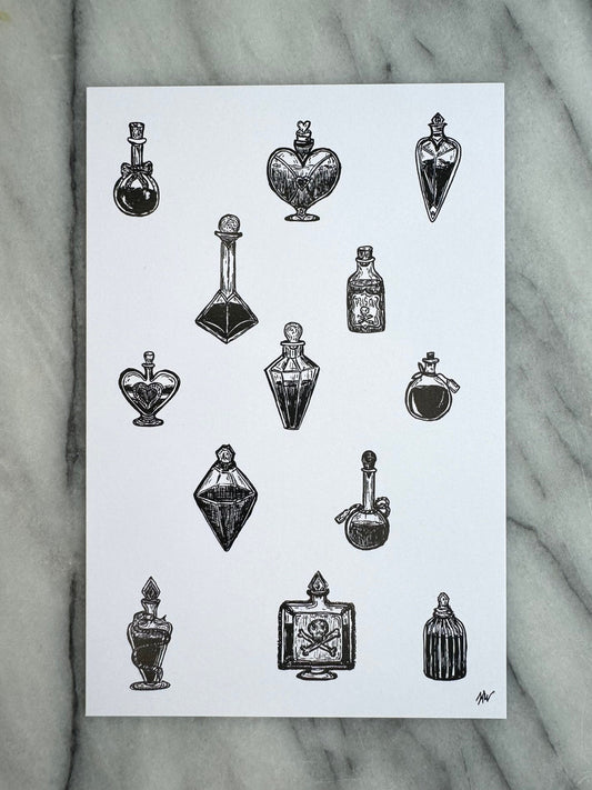Magic Potions Art Print