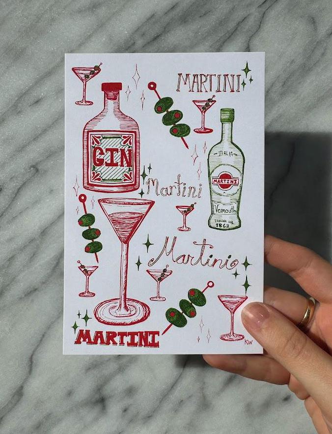 Martini Time Art Print