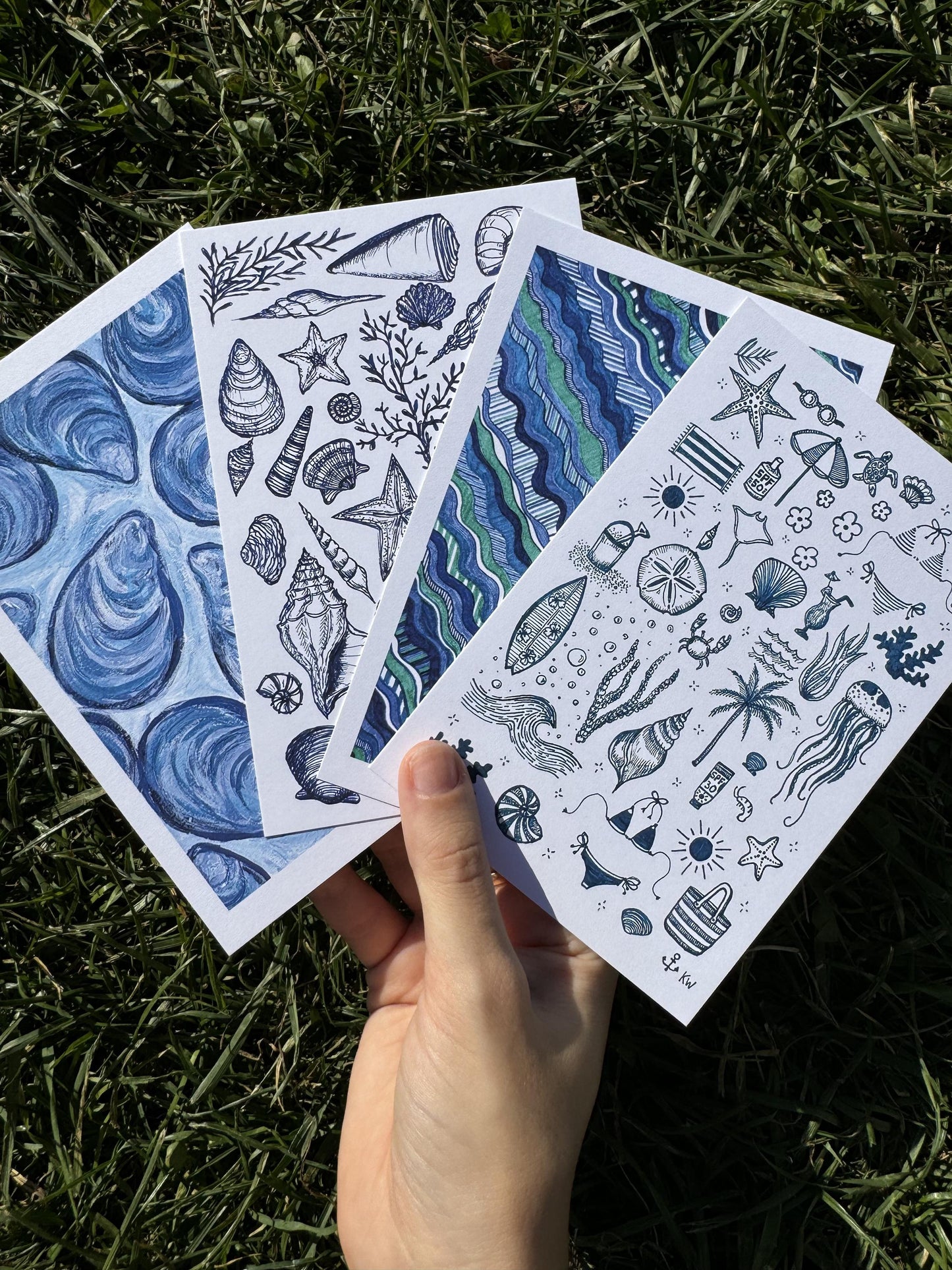 Ocean Art Print Bundle of 4