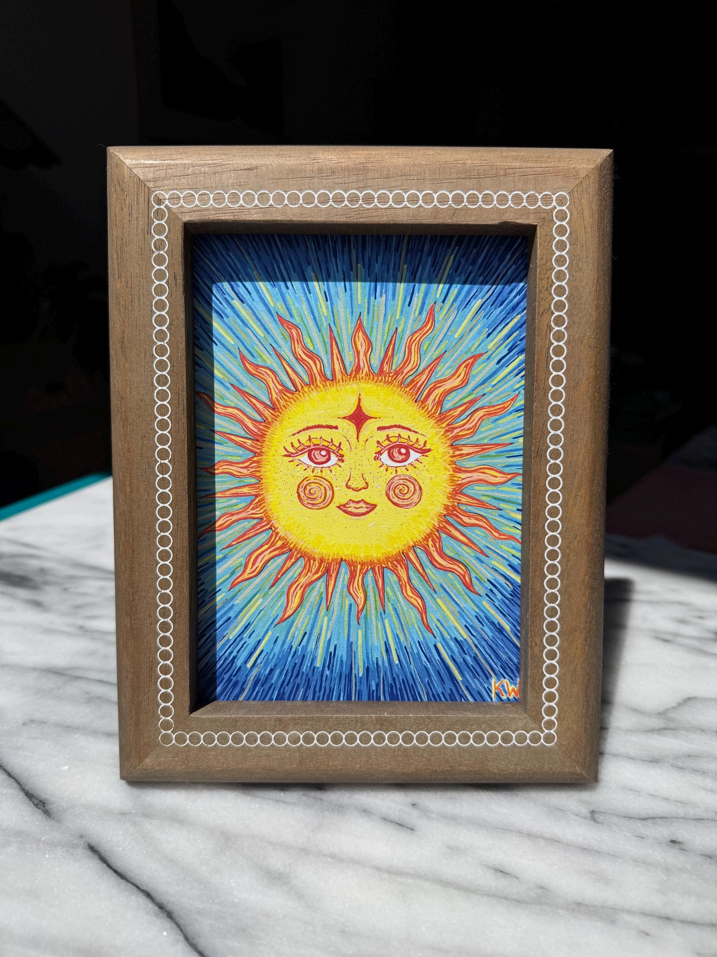 Celestial Sun Art Print