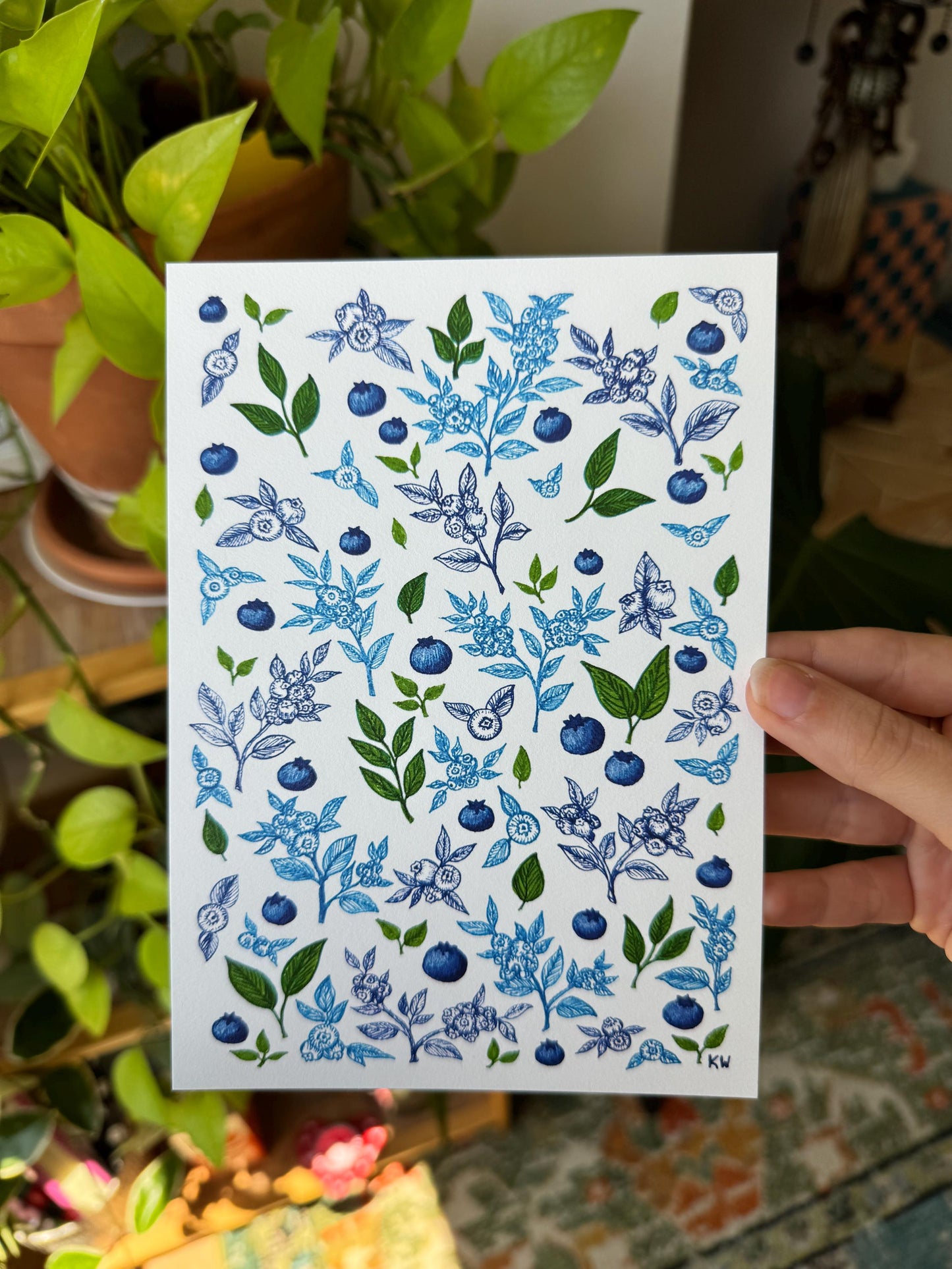 Blueberries Art Prints