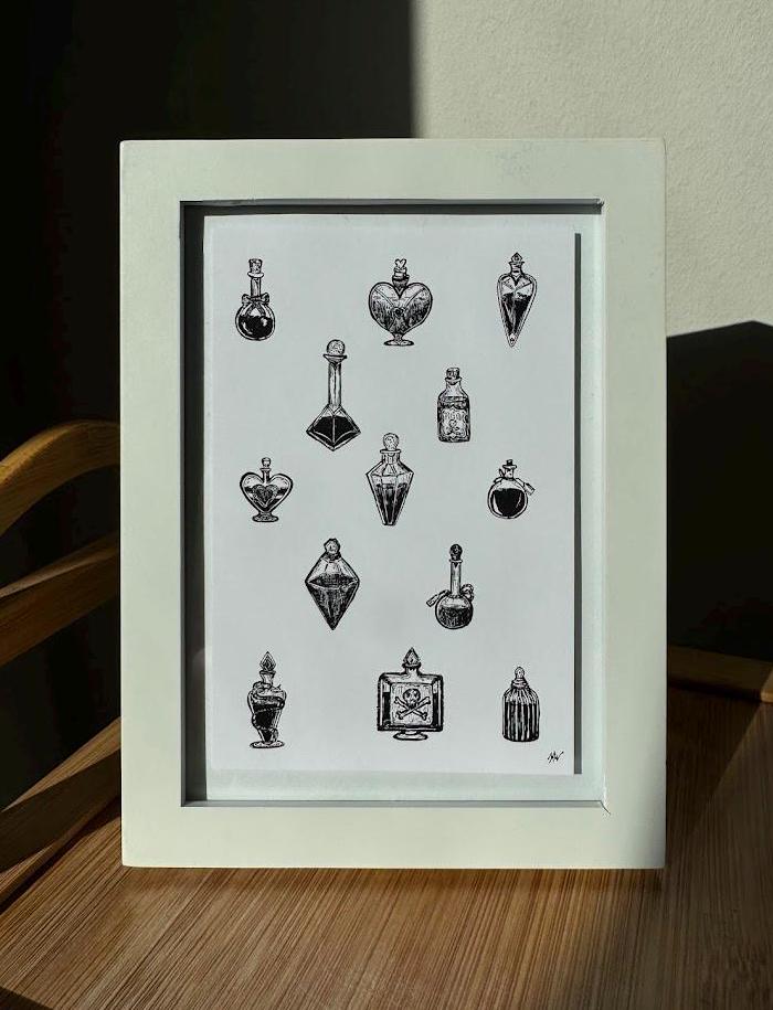 Magic Potions Art Print
