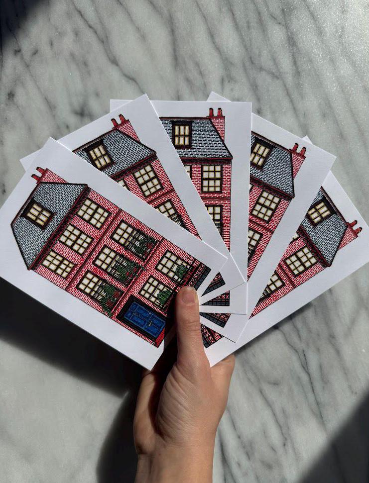 London Townhouse Art Print