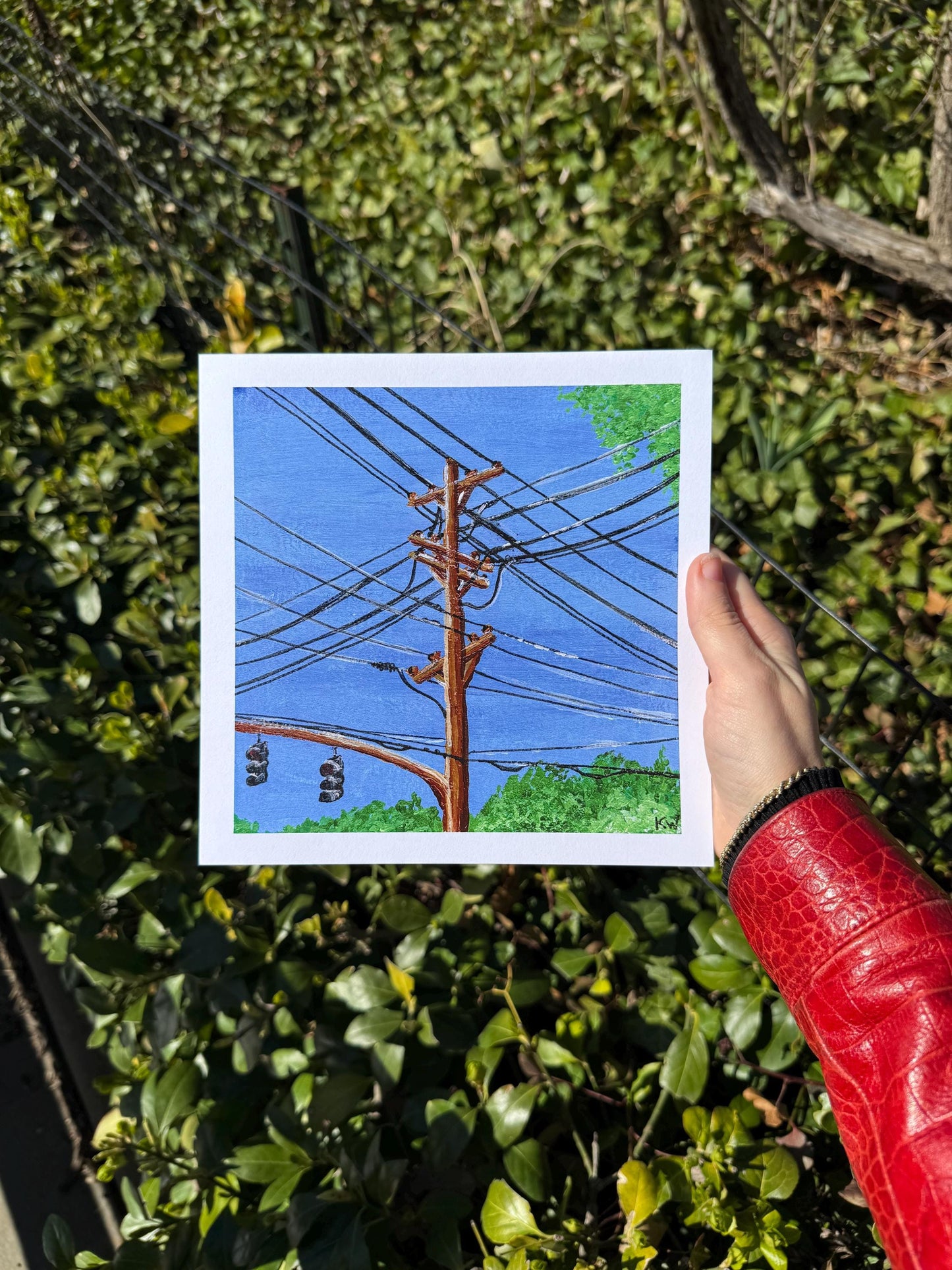 Midwest Powerline Art Print