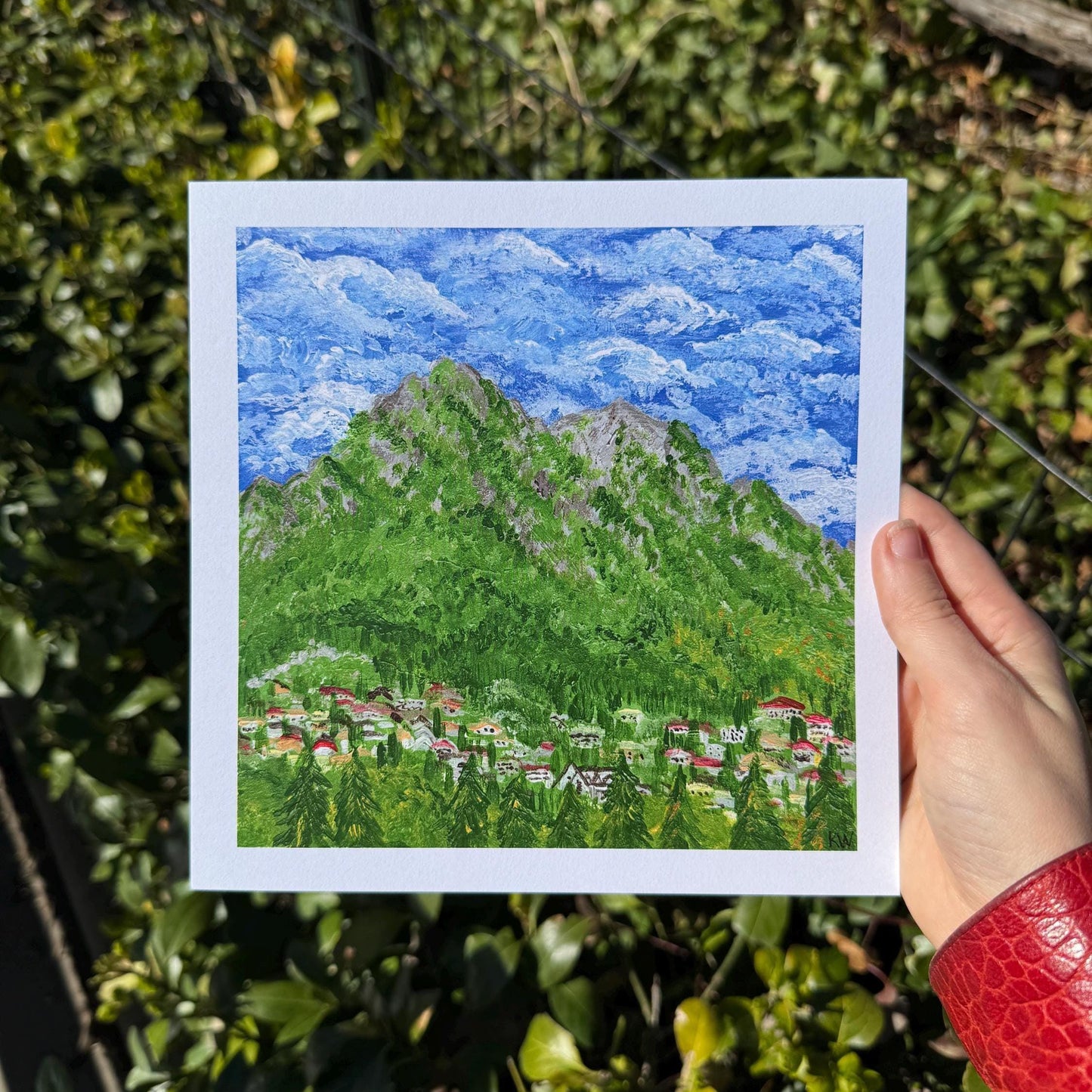Romanian Mountain Village Art Print