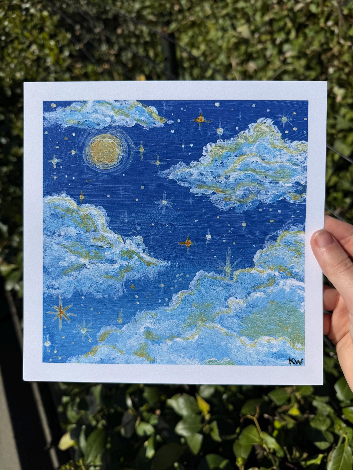 Celestial Night Sky Art Print