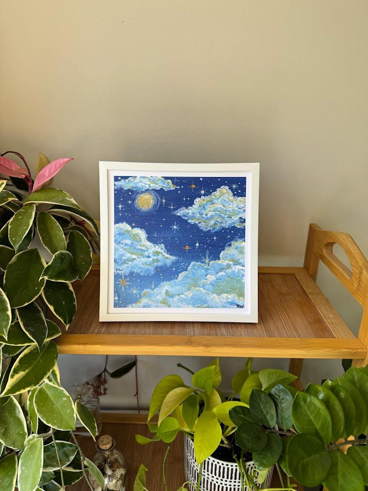 Celestial Night Sky Art Print