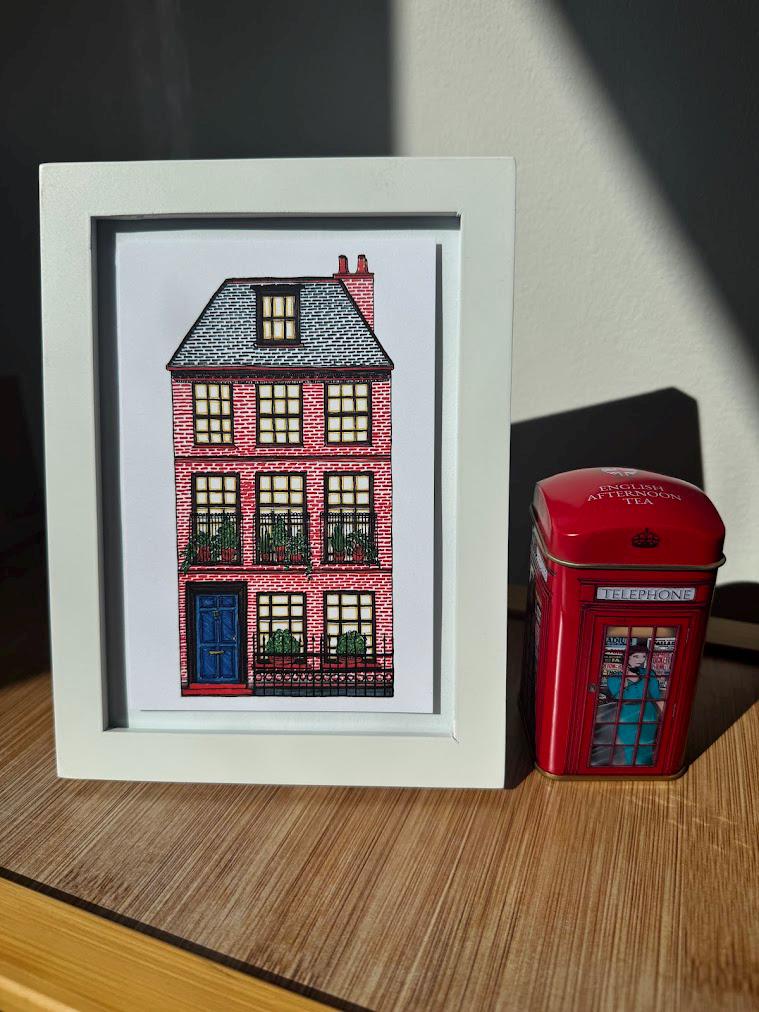 London Townhouse Art Print