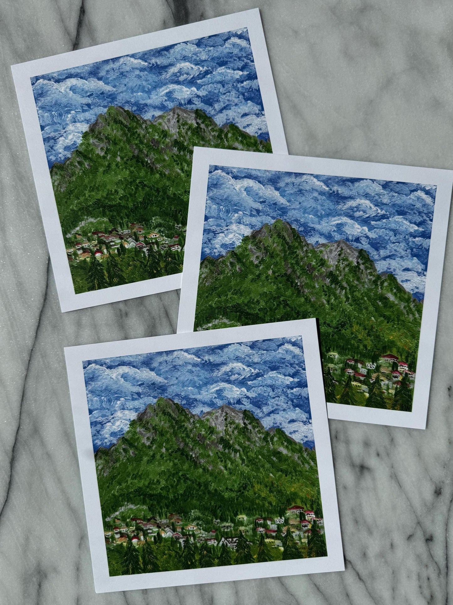 Romanian Mountain Village Art Print