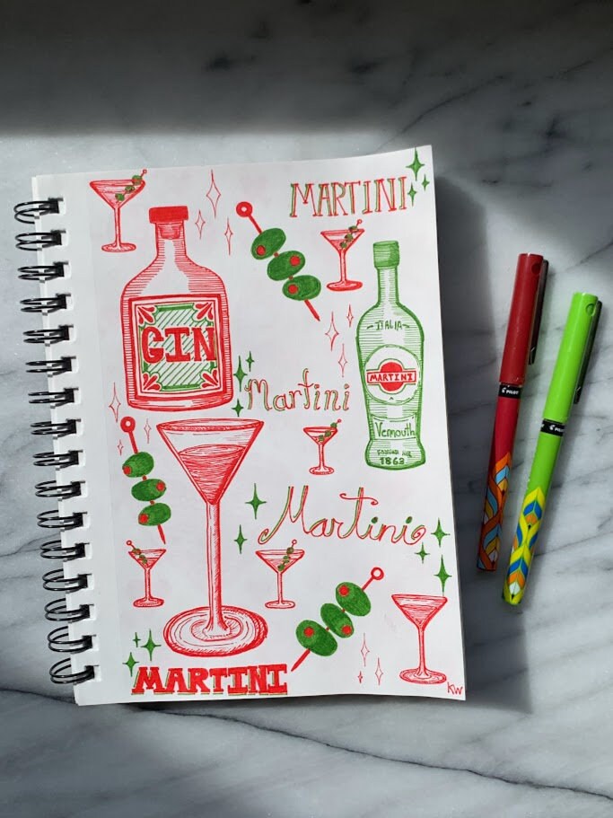 Martini Time Art Print