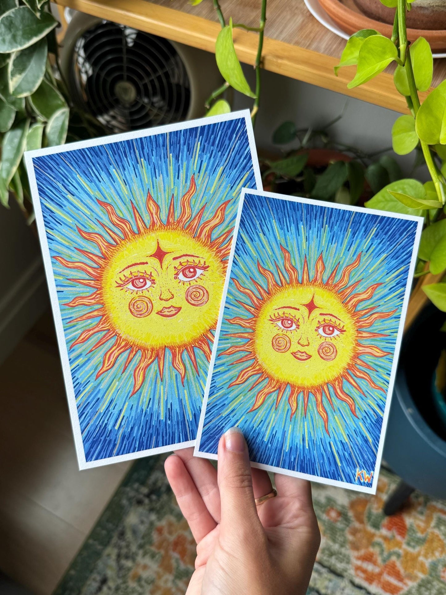 Celestial Sun Art Print