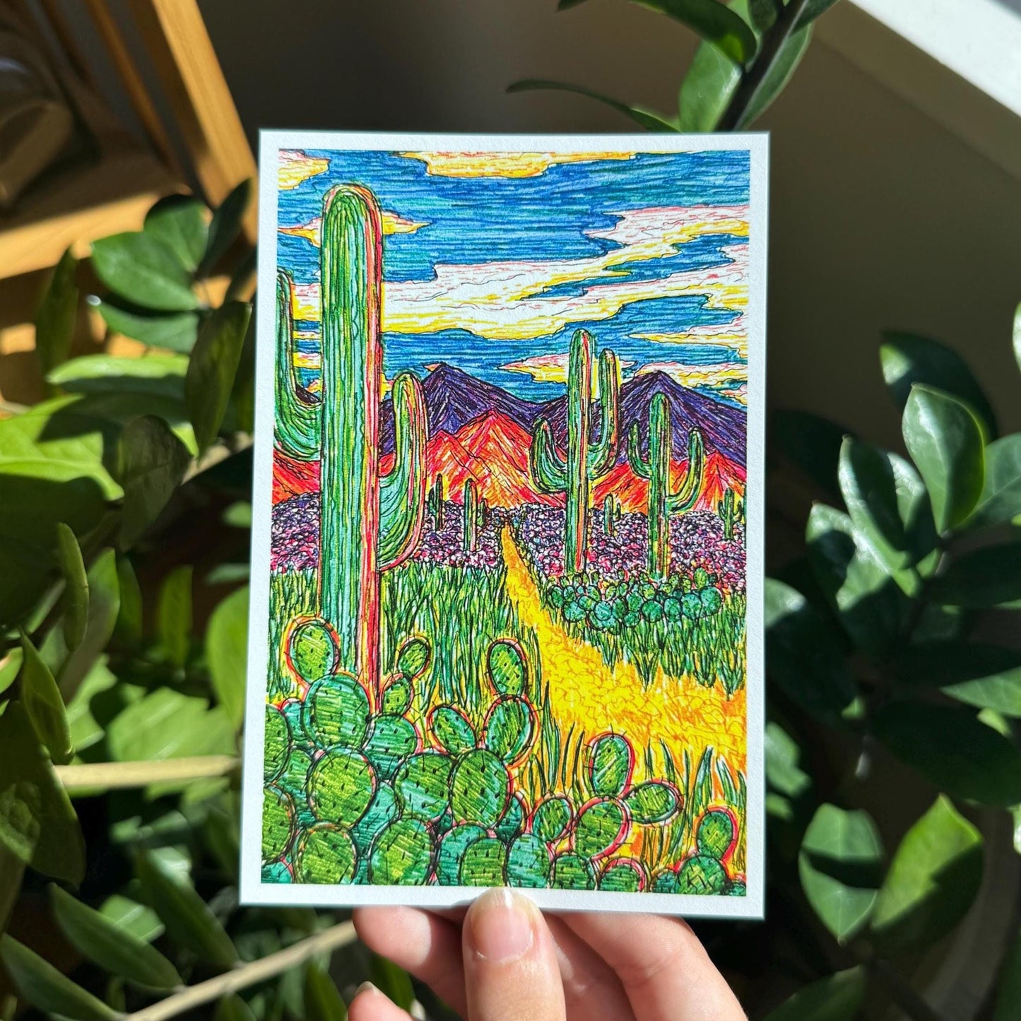 Desert Mountains Art Print