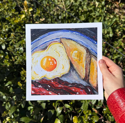 Morning Breakfast Art Print