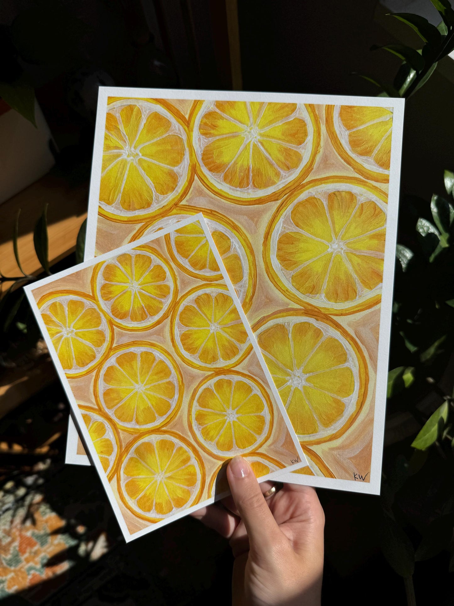 Lemon Slices Art Print