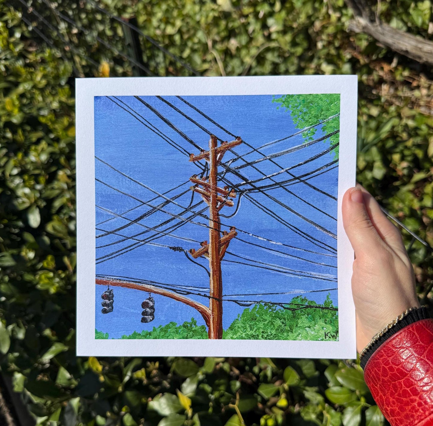 Midwest Powerline Art Print