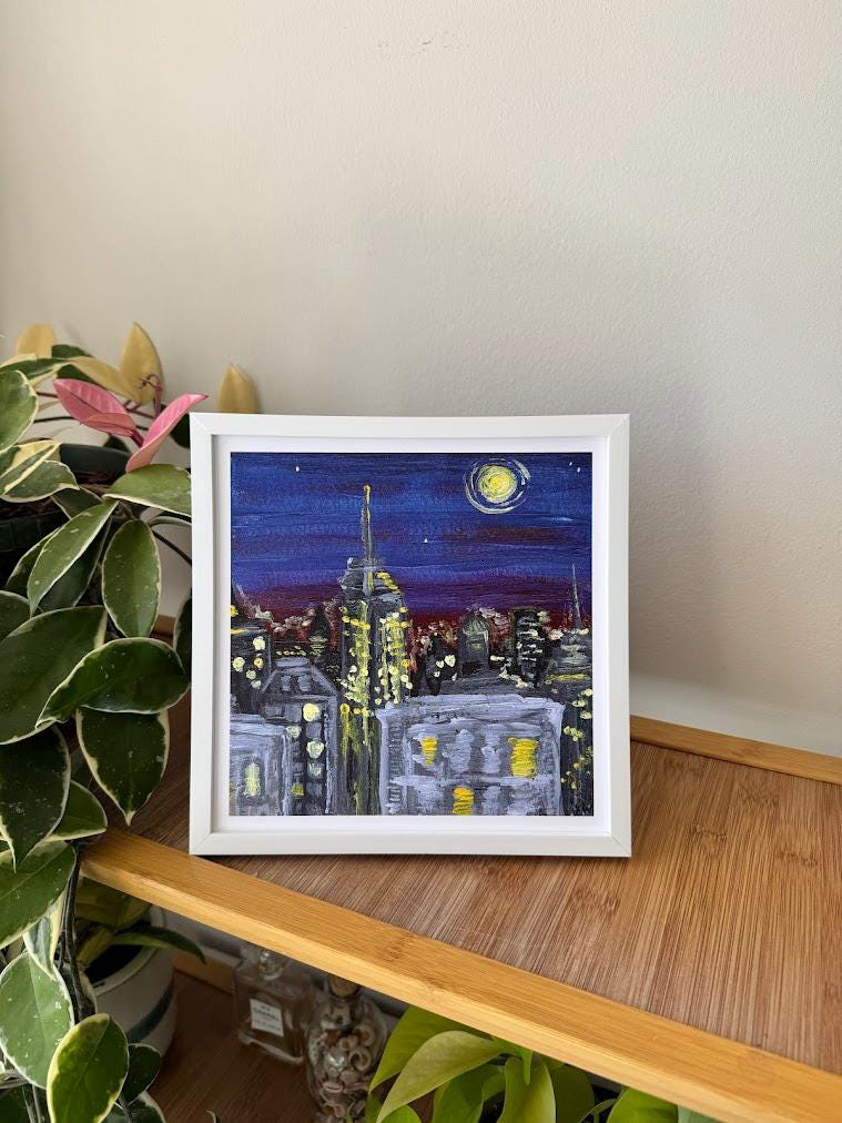 New York at Night Art Print