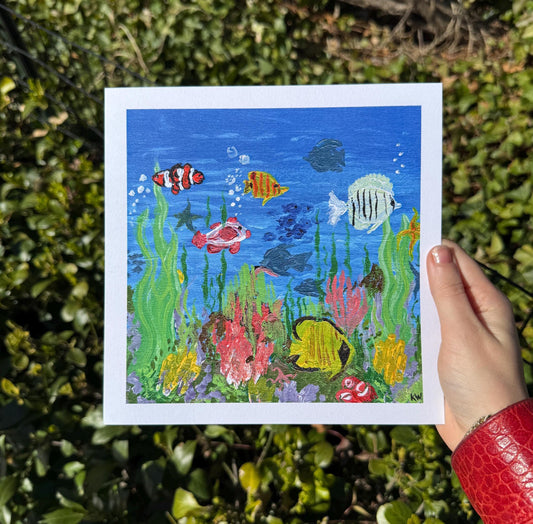 Tropical Fish Art Print