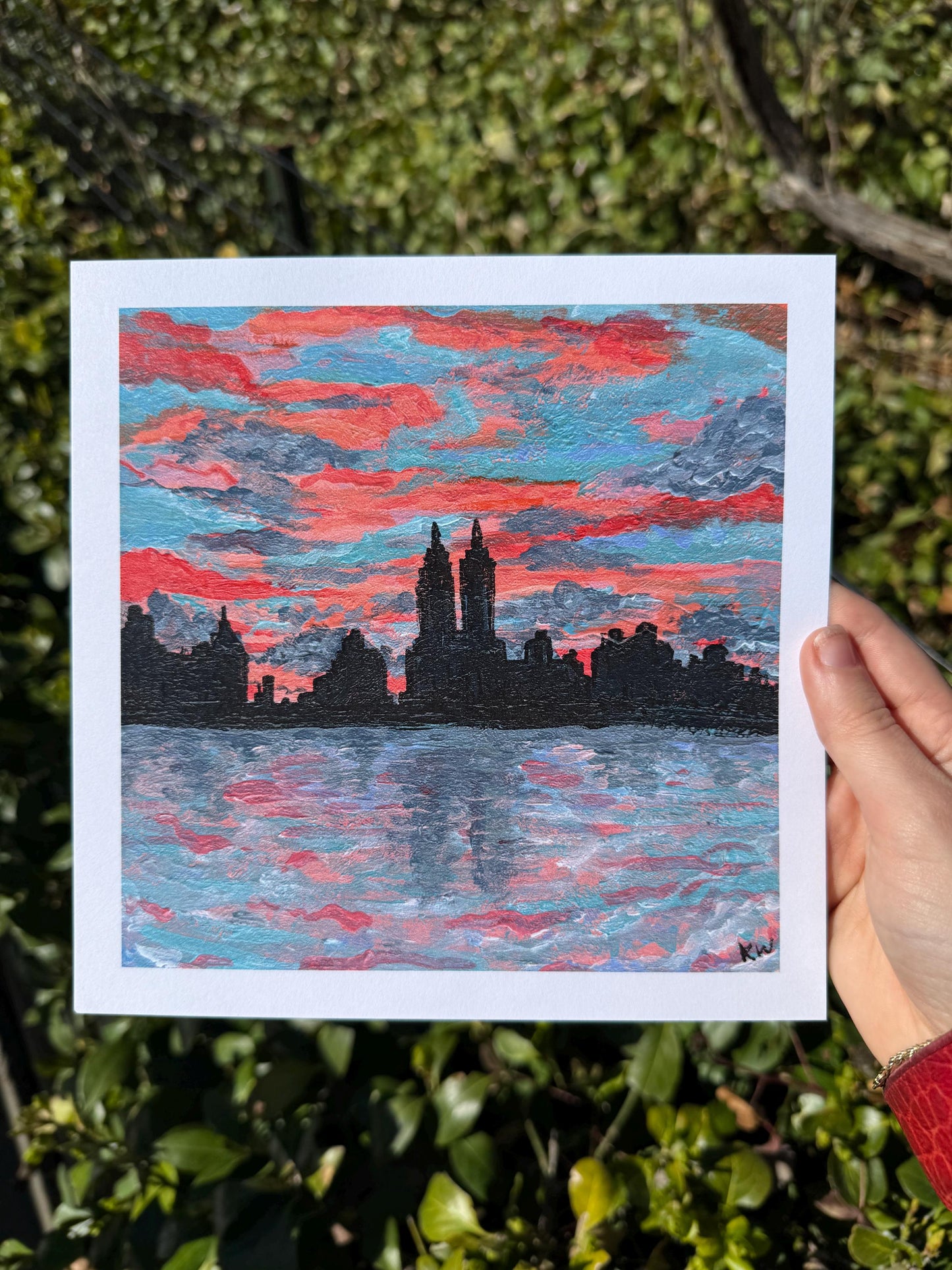 NYC Sunset Art Print