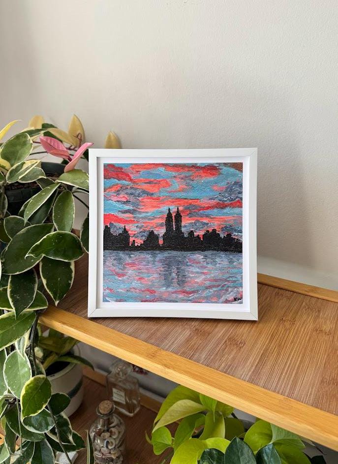 NYC Sunset Art Print