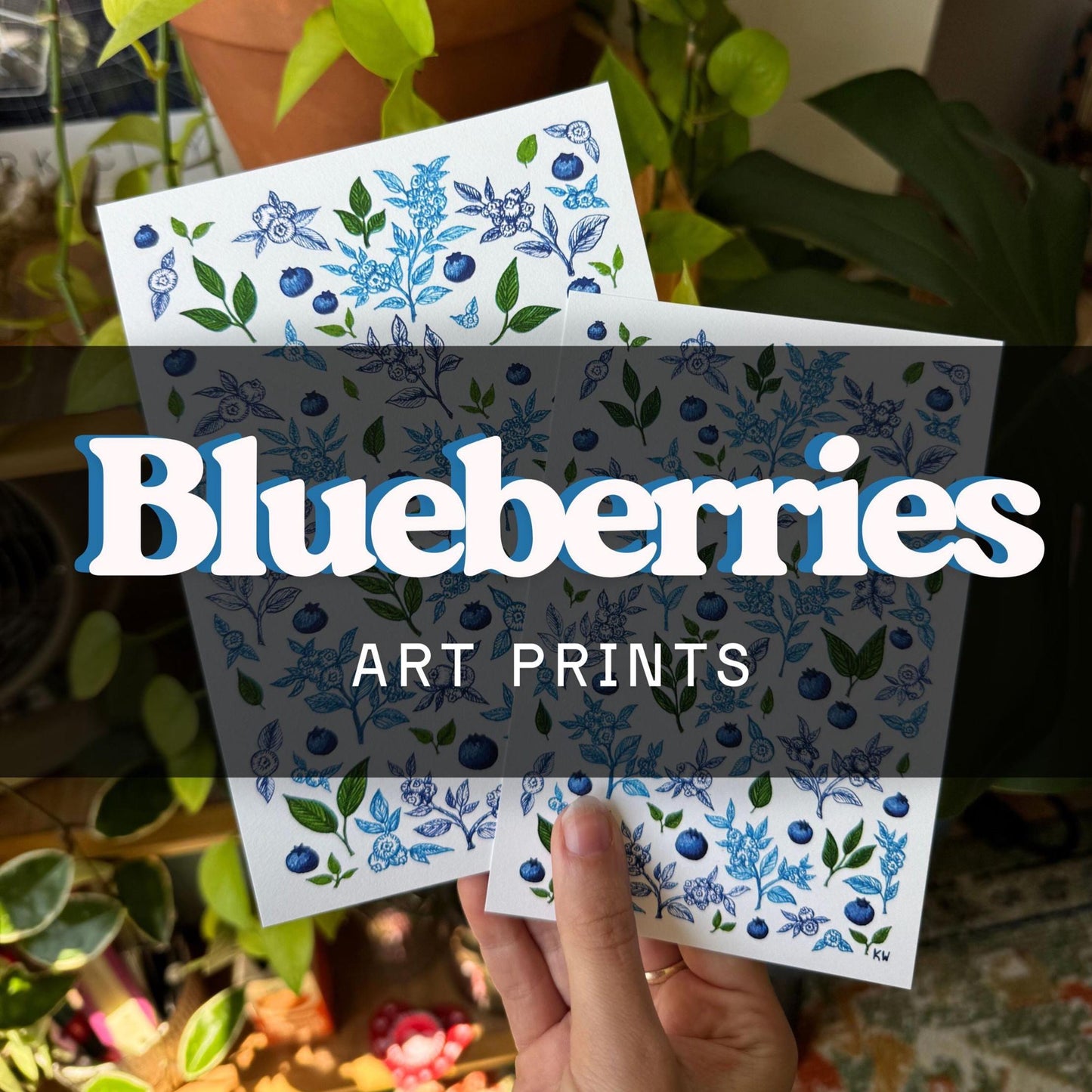 Blueberries Art Prints