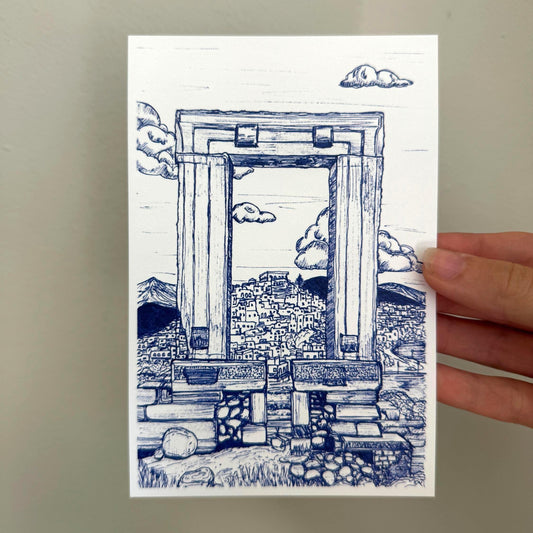 Greece Naxos Island Art Print