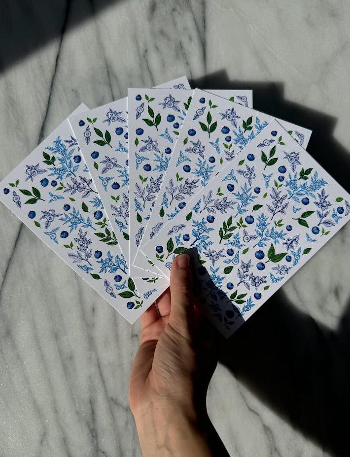 Blueberries Art Prints